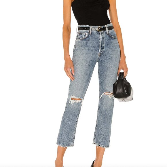 Agolde Denim - AGOLDE Riley High Rise Straight Crop Size 32 NWT